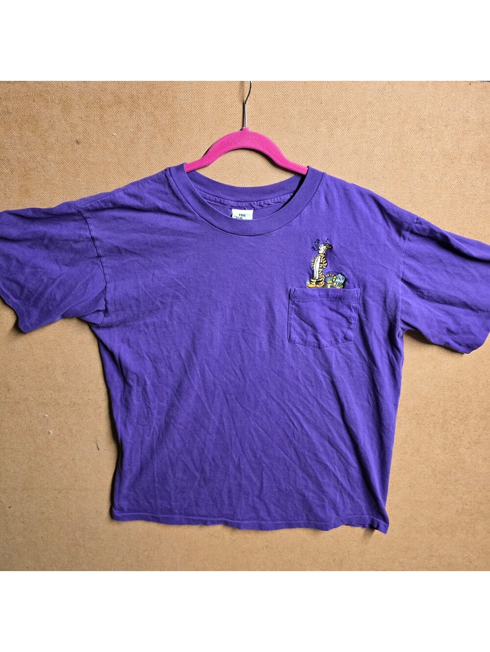 vintage 90s DISNEY WINNIE THE POOH TIGGER POCKET T-Shirt Xl Single Stitch